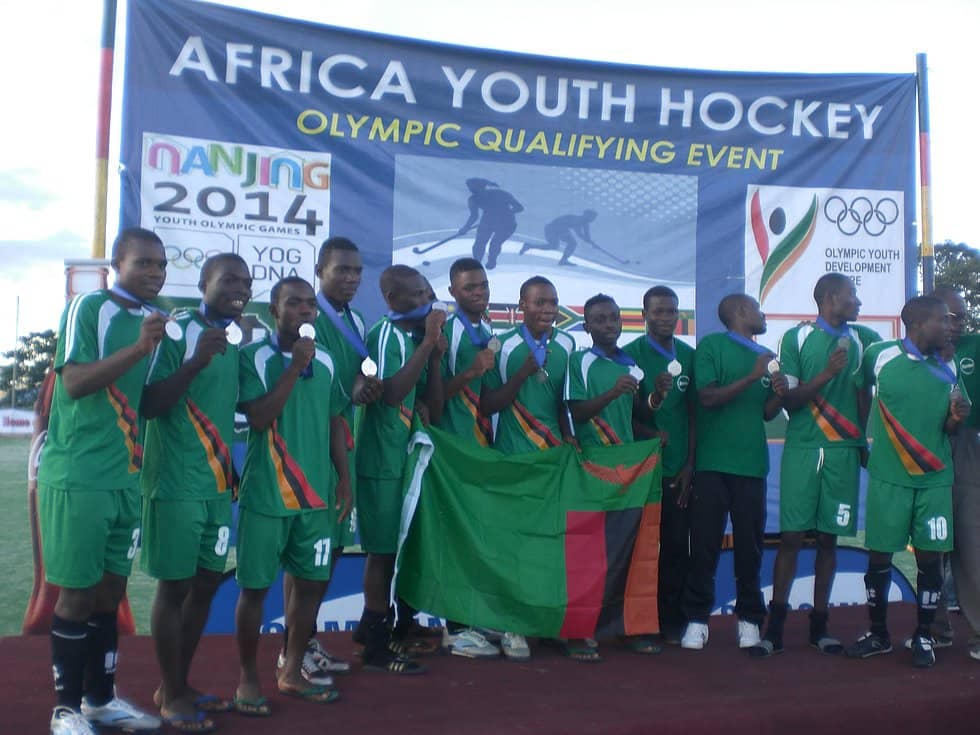 Youth Olympic Games Qualifiers-March 2014-Zambia team